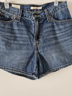 Classic Blue Denim Jean Shorts - Levi's 28